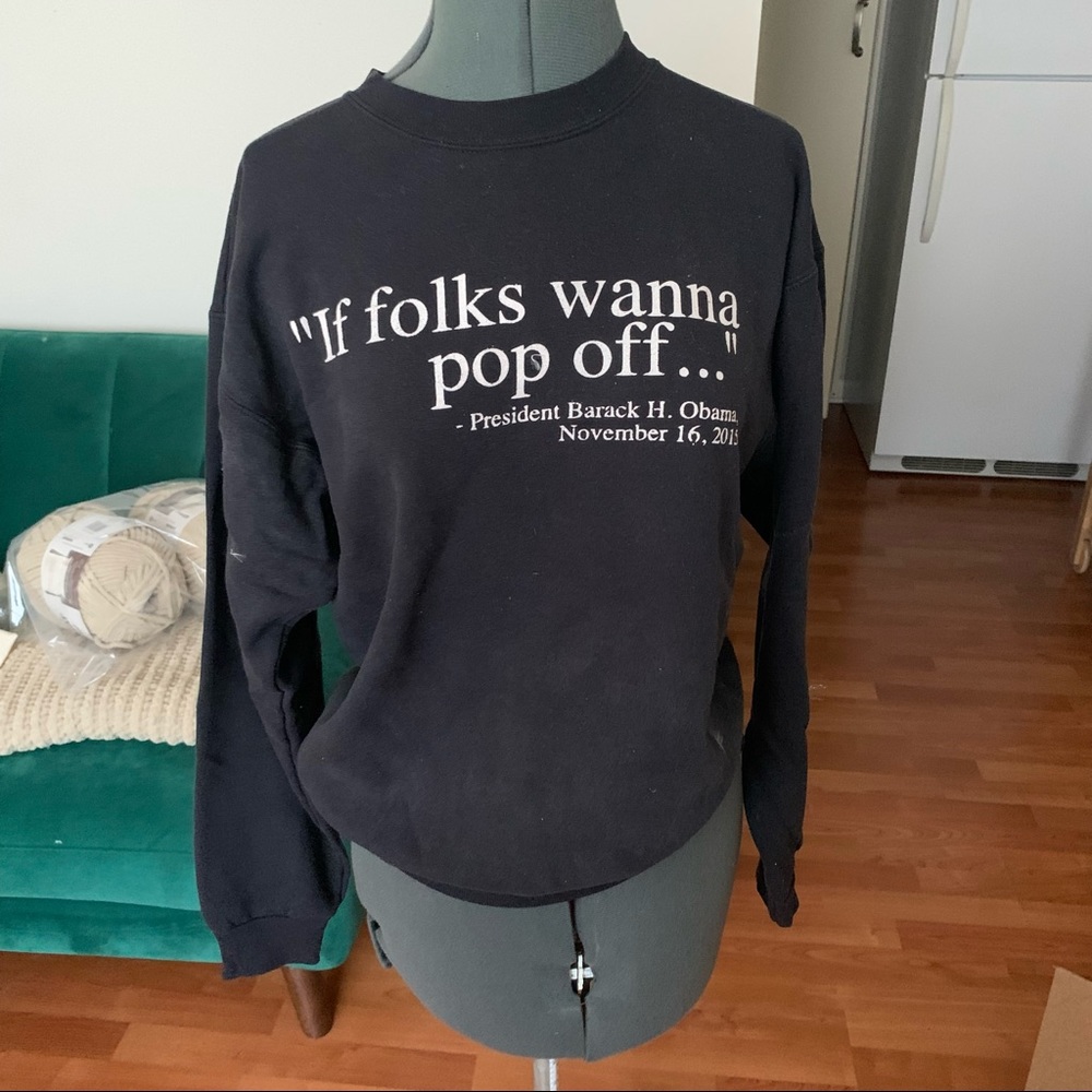 Barack Obama crewneck